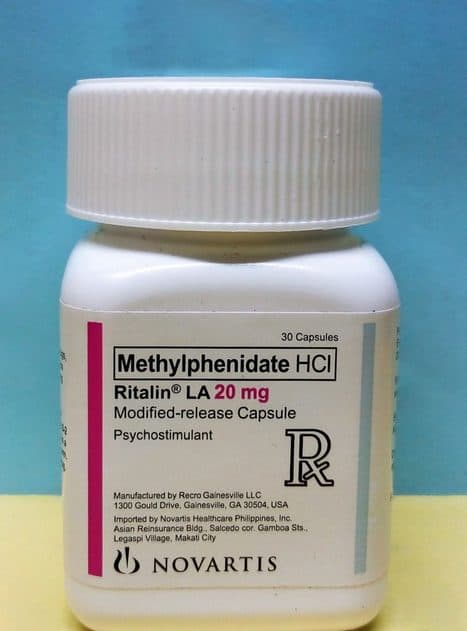RITALIN 20MG (Methylphenidate) packaging and bottle