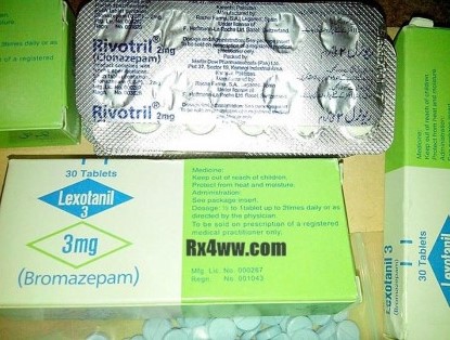LEXOTANIL 3MG (Bromazepam) packaging and bottle