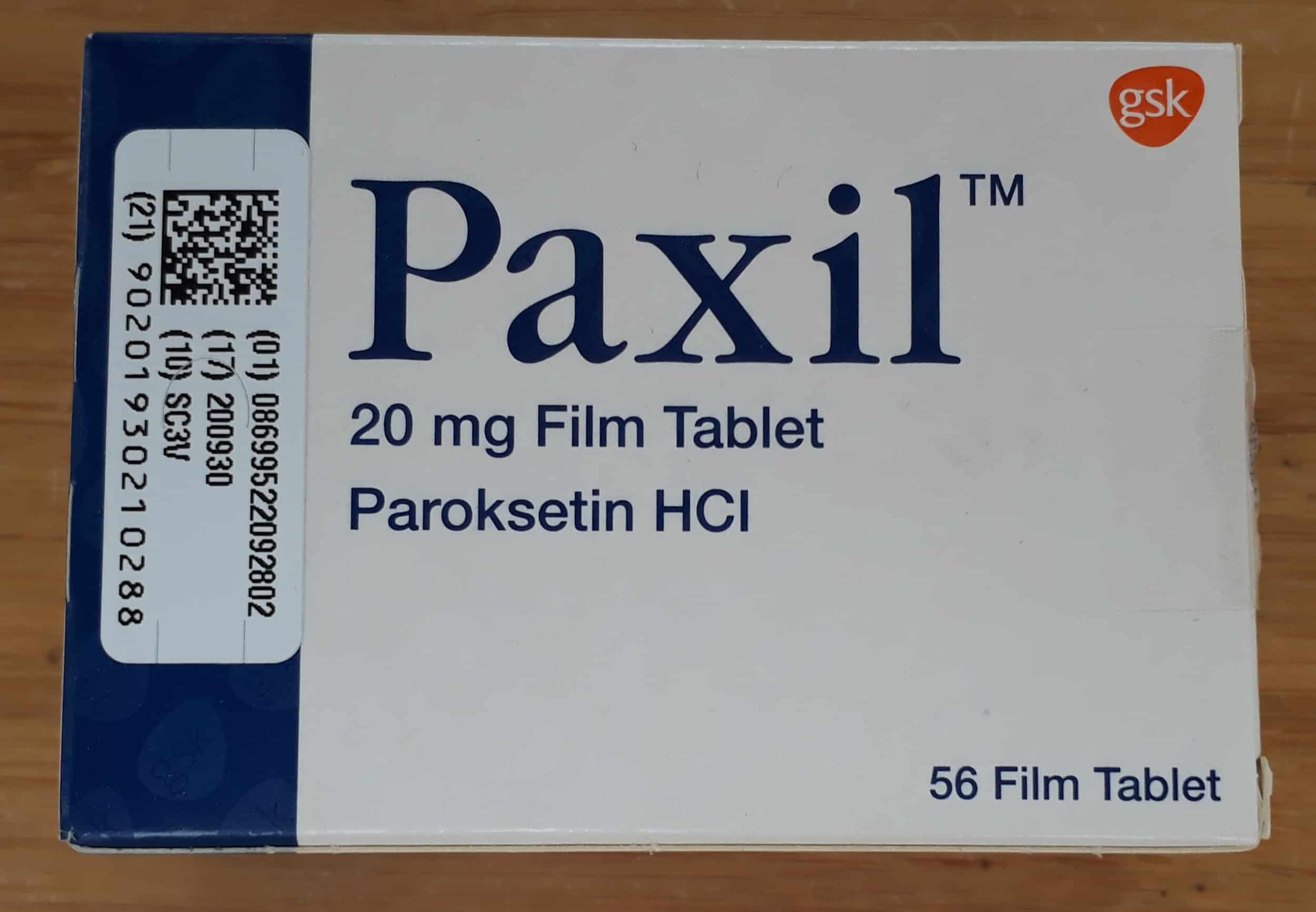 Paroxetine 20 Mg