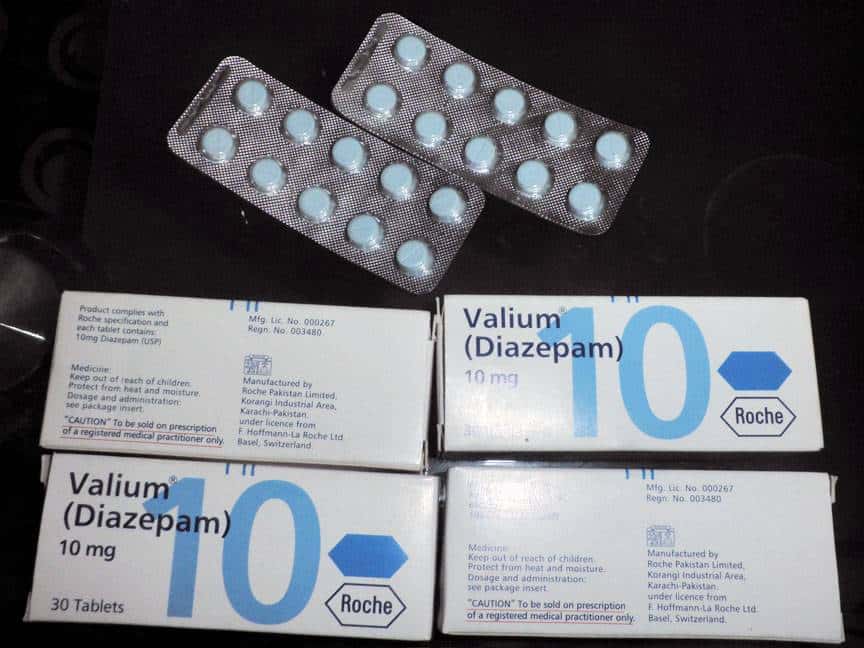 VALIUM 10MG (Diazepam) front view